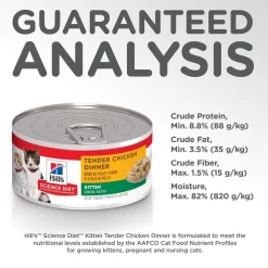 Tender Chicken Dinner Kitten Cat Food