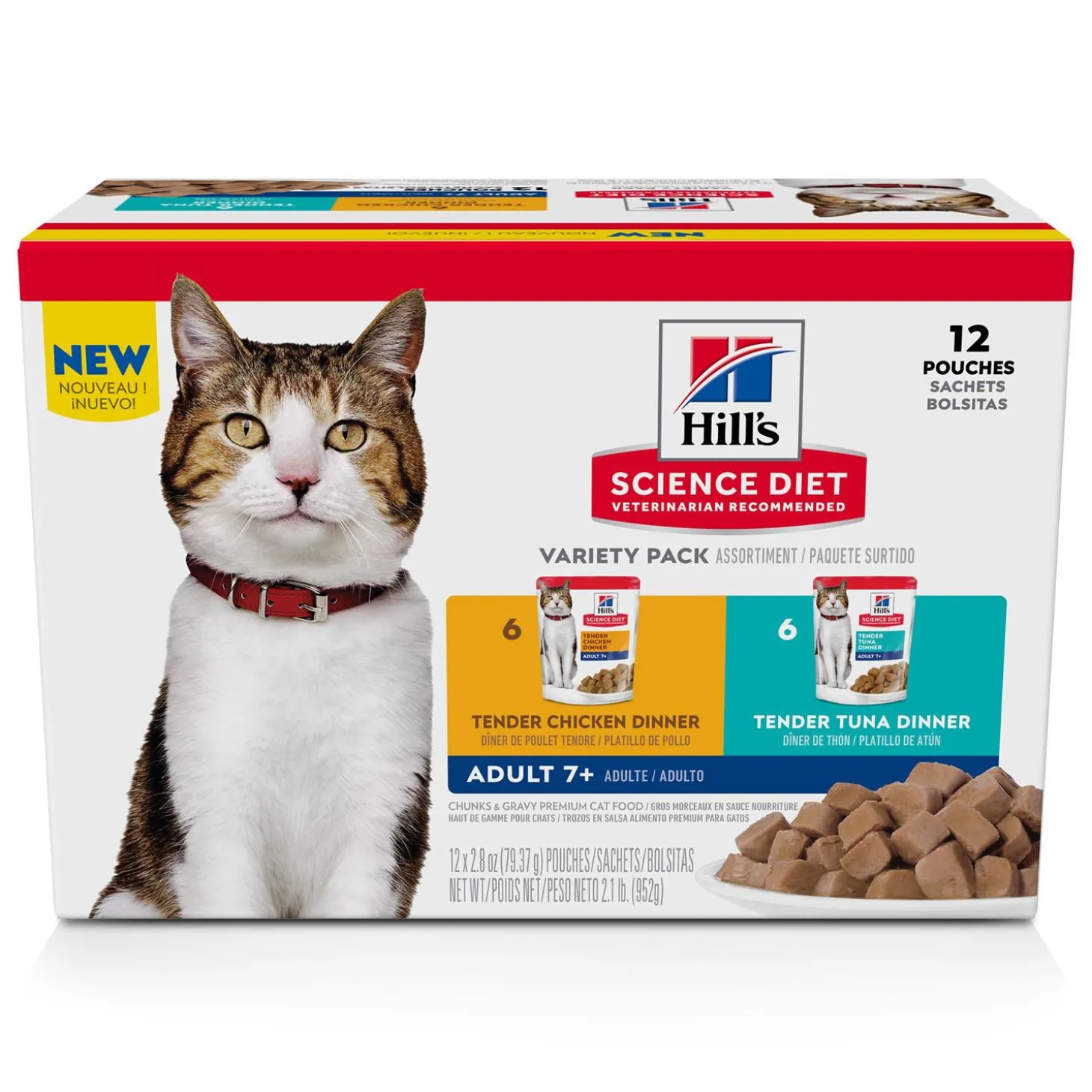 Tender Dinner Variety Pack Adult 7+ Cat Food