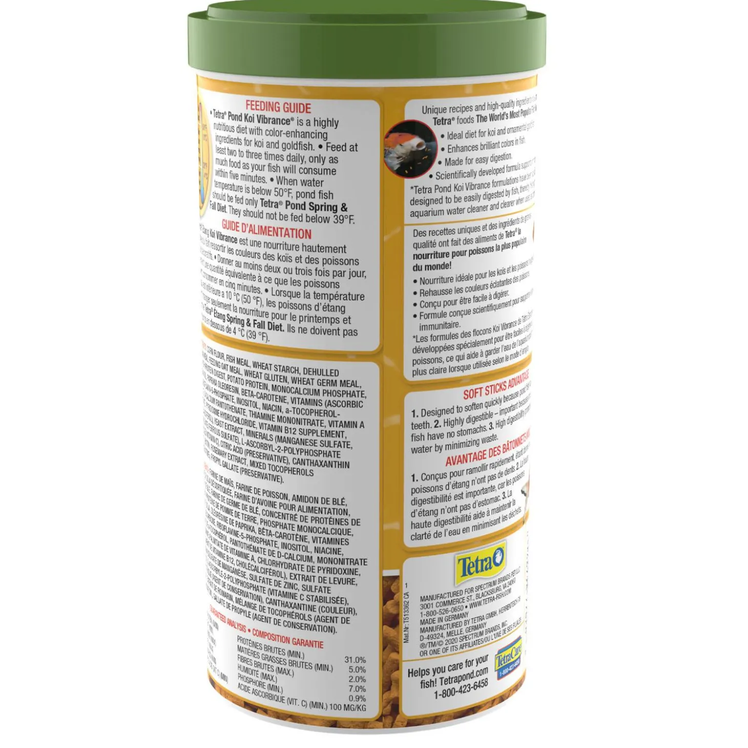 TetraPond Koi Vibrance Fish Food