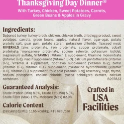 Thanksgiving Day Dinner in Gravy Adult Dog Food