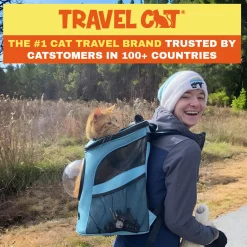 The Fat Cat Blue Backpack