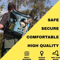 The Fat Cat Blue Backpack