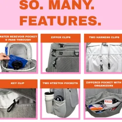 The Navigator Convertible Grey Cat Backpack