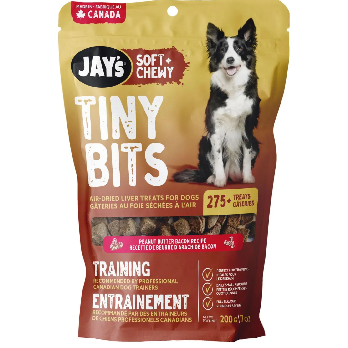 Tiny Bits Peanut Butter Bacon Recipe Dog Treats