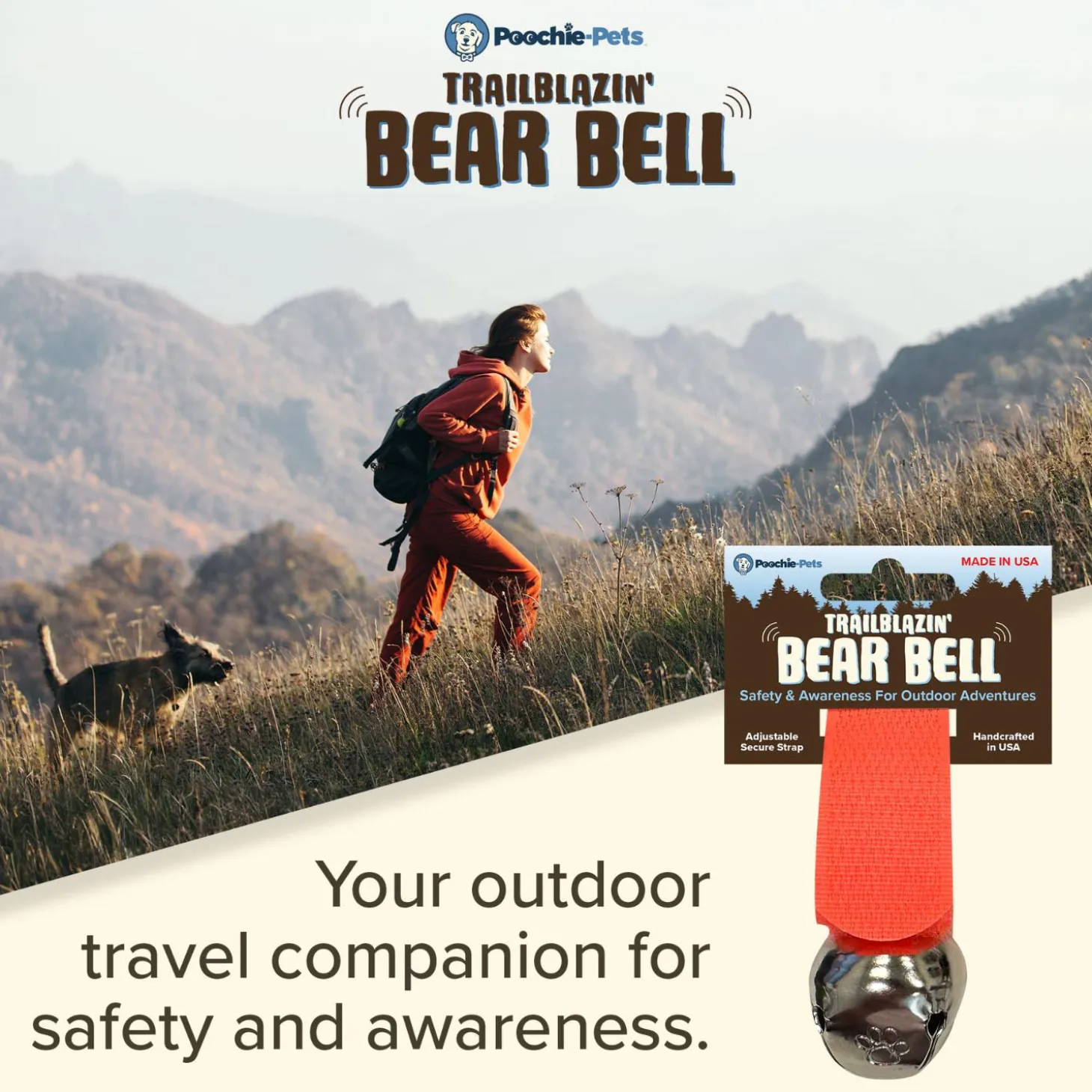Trailblazin' Black Bear Bell