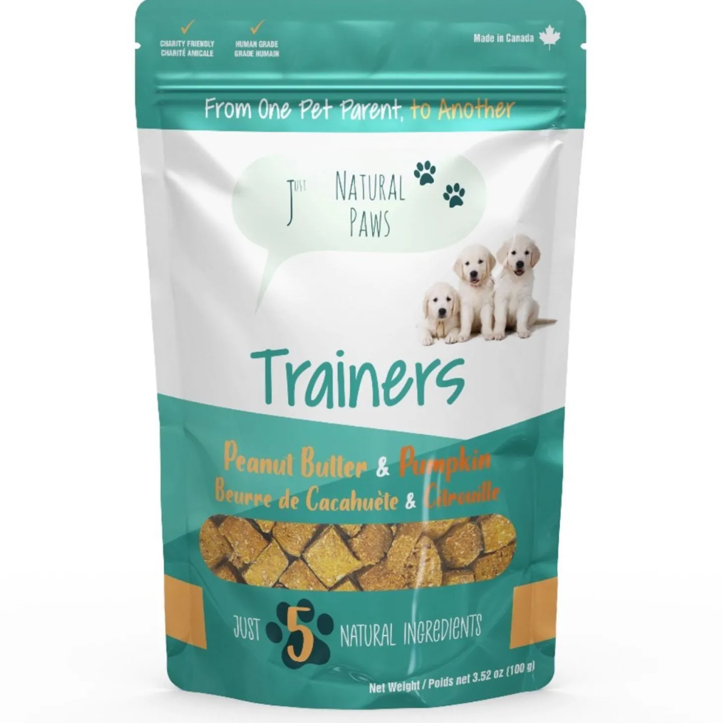 Trainers Peanut Butter & Pumpkin Dog Treats