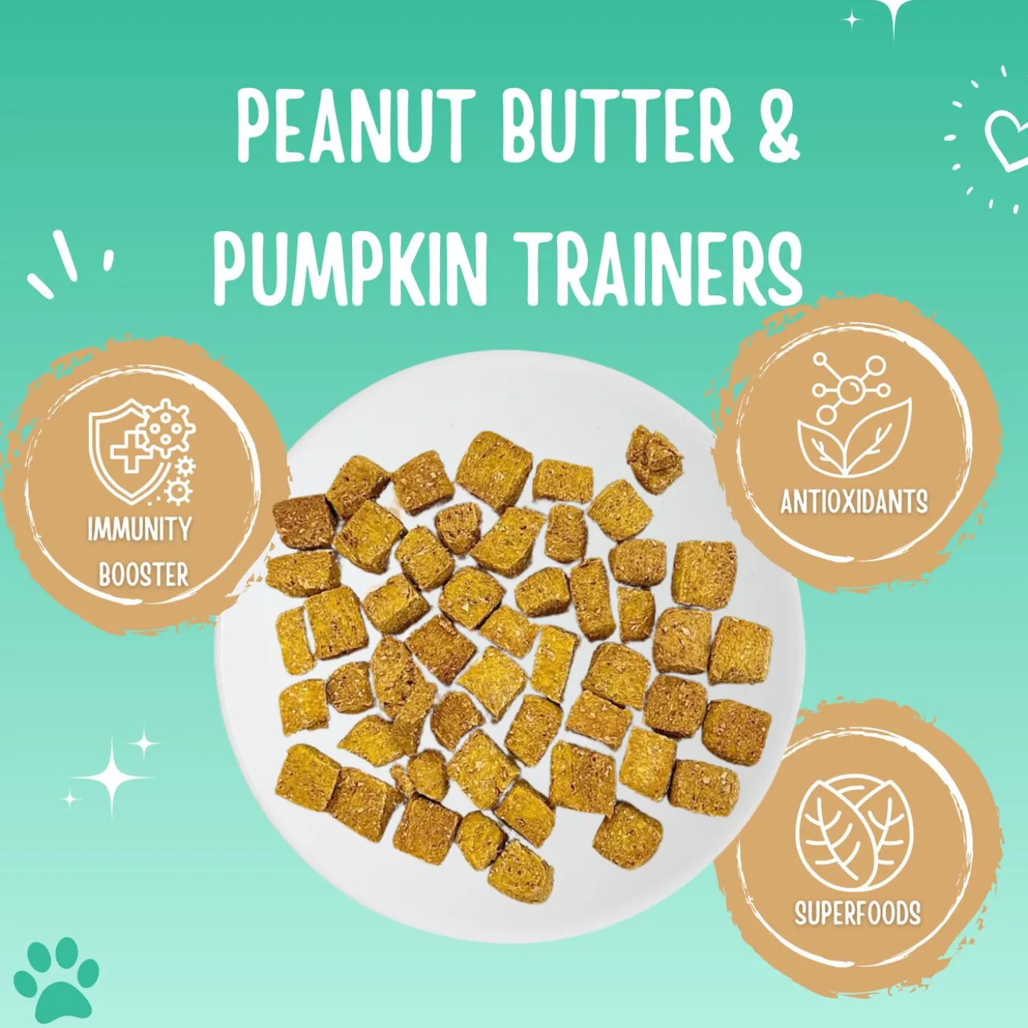 Trainers Peanut Butter & Pumpkin Dog Treats