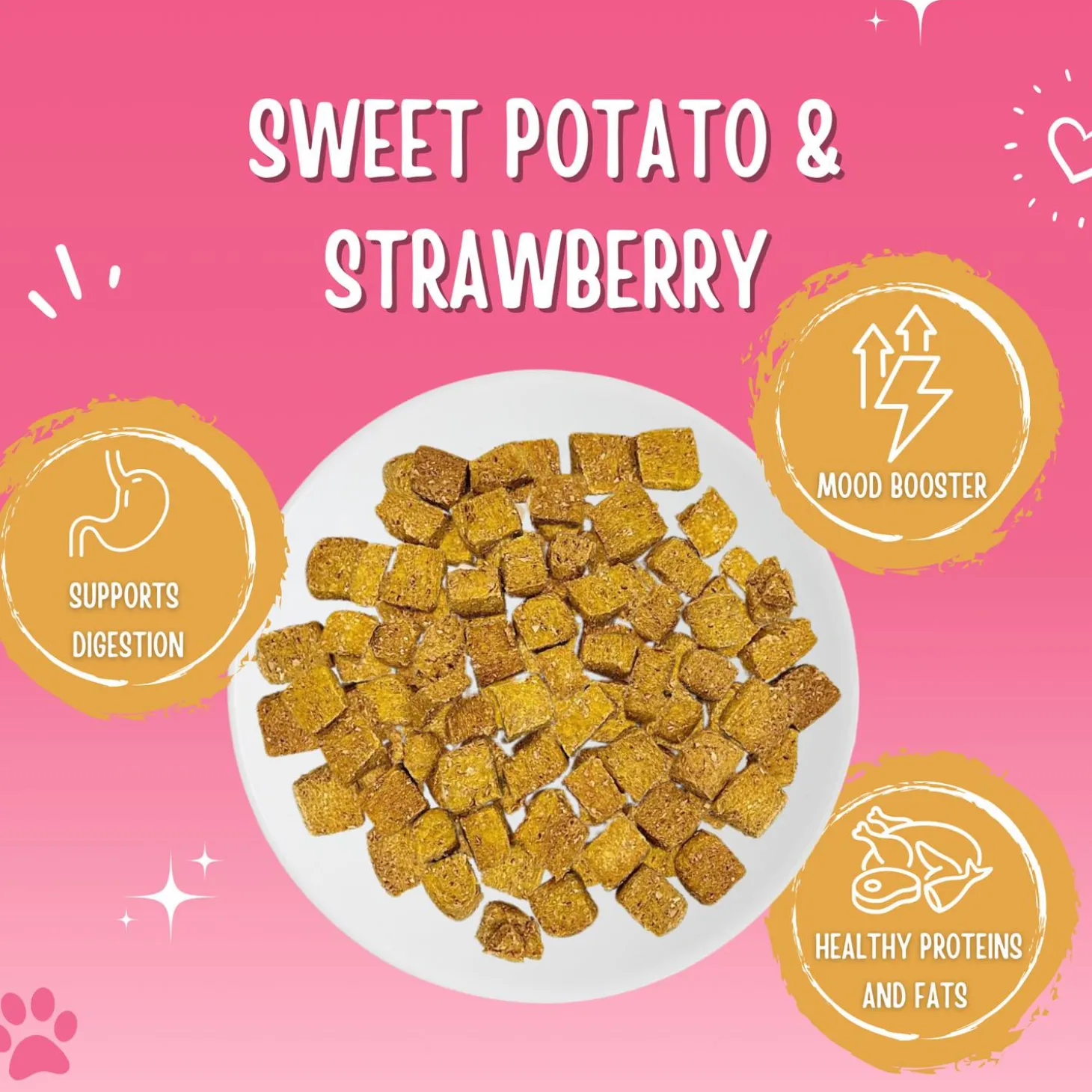 Trainers Sweet Potato & Strawberry Dog Treats