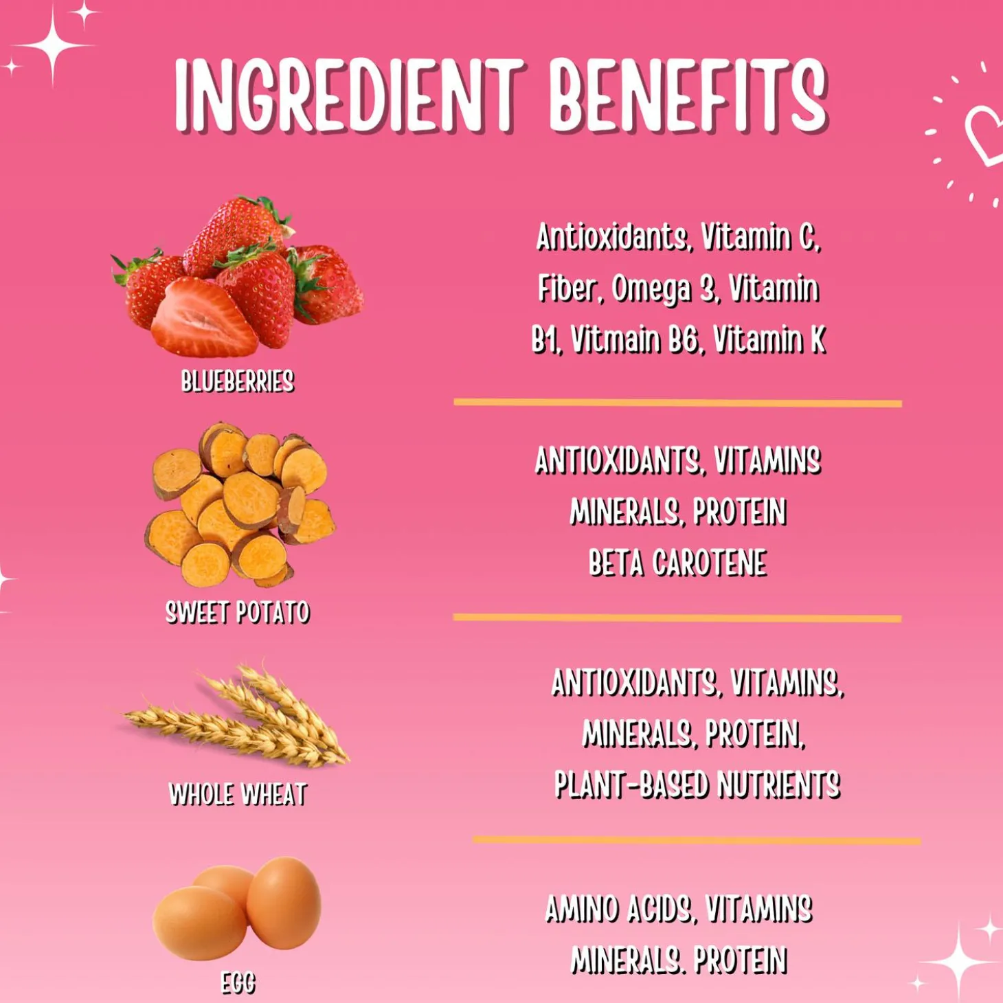 Trainers Sweet Potato & Strawberry Dog Treats