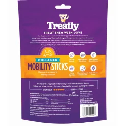 Treatly Collagen Mobility Sticks with Real Chicken Medium Dog Treats