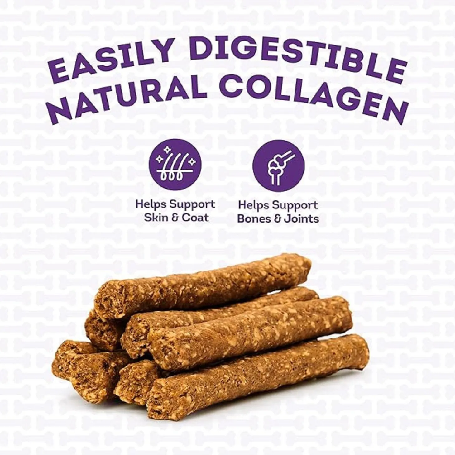 Treatly Collagen Mobility Sticks with Real Chicken Medium Dog Treats