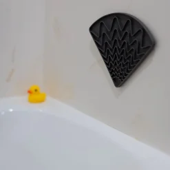 Triangle Grey Licking Mat with Suction