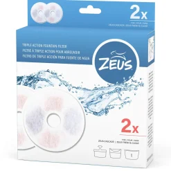 Triple Action Replacement Fountain Filters