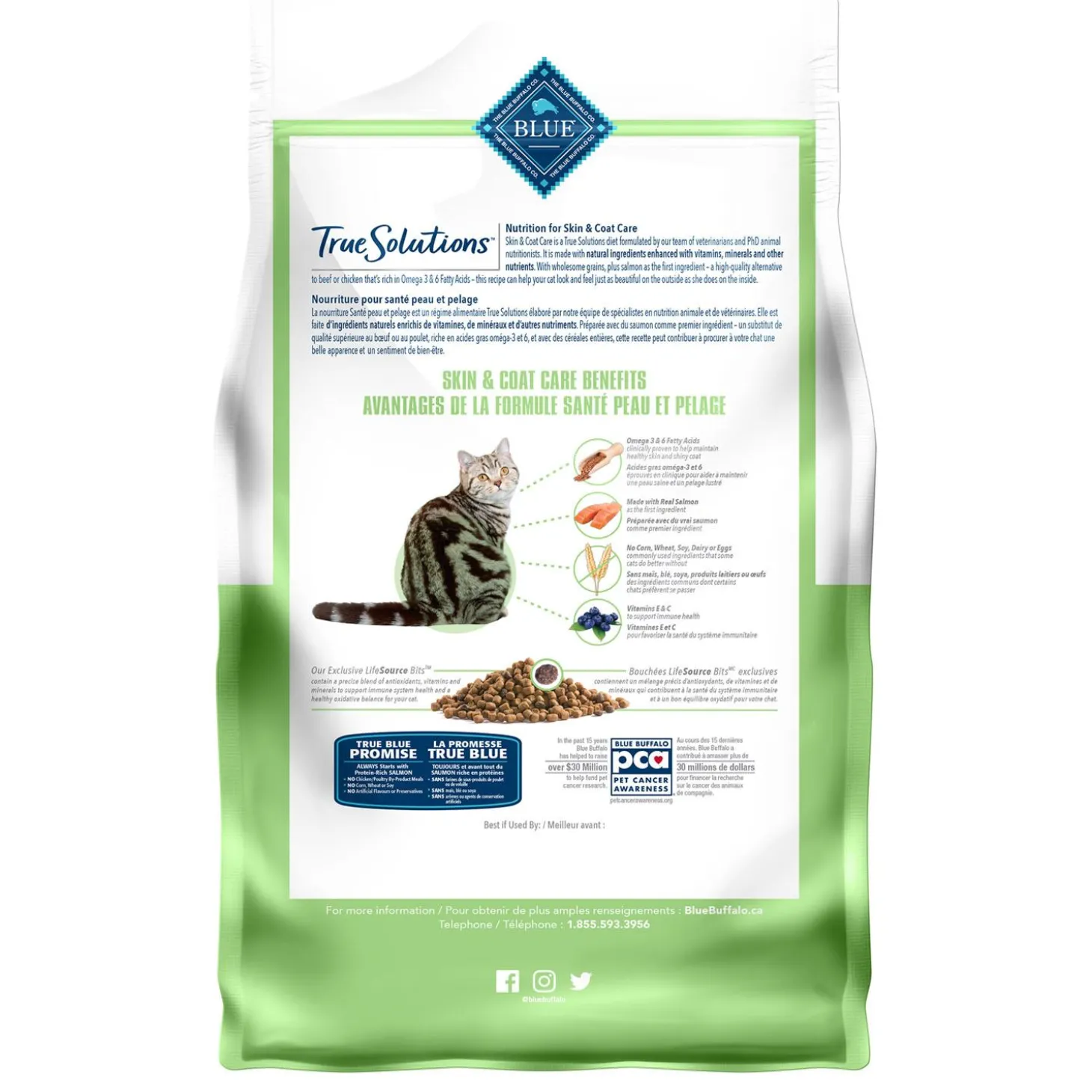 True Solutions Skin & Coat Care Formula Salmon Adult Cat Food