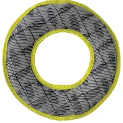 Tuff Tuggs Ring Yellow Dog Toy