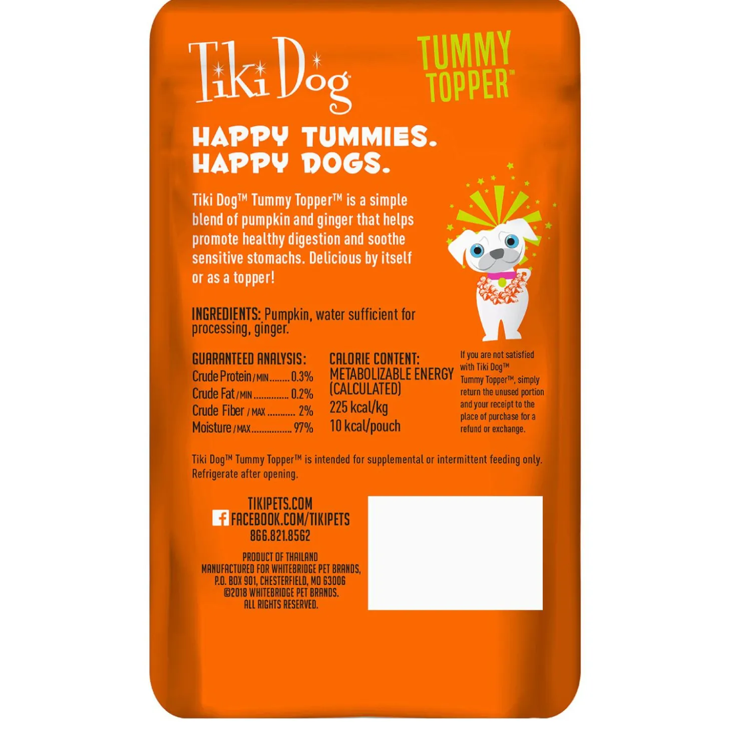Tummy Topper Pumpkin Puree & Ginger Dog Food