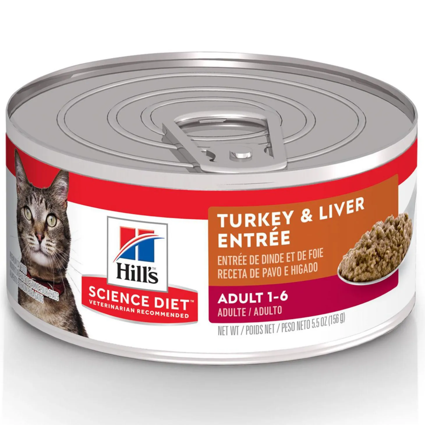 Turkey & Liver Entree Adult Cat Food