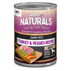 Turkey & Veggies Grain-Free Recipe Pate Adult Dog Food