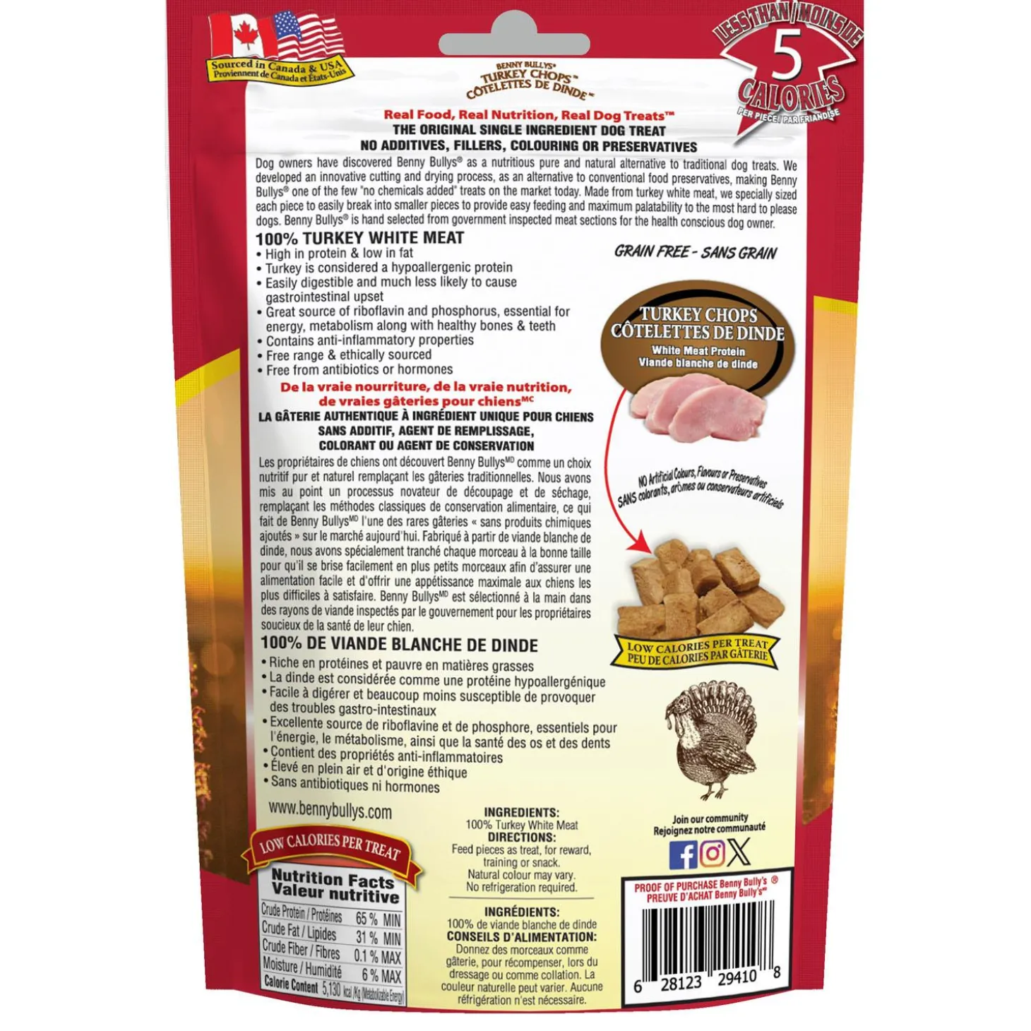 Turkey Chops Dog Treats