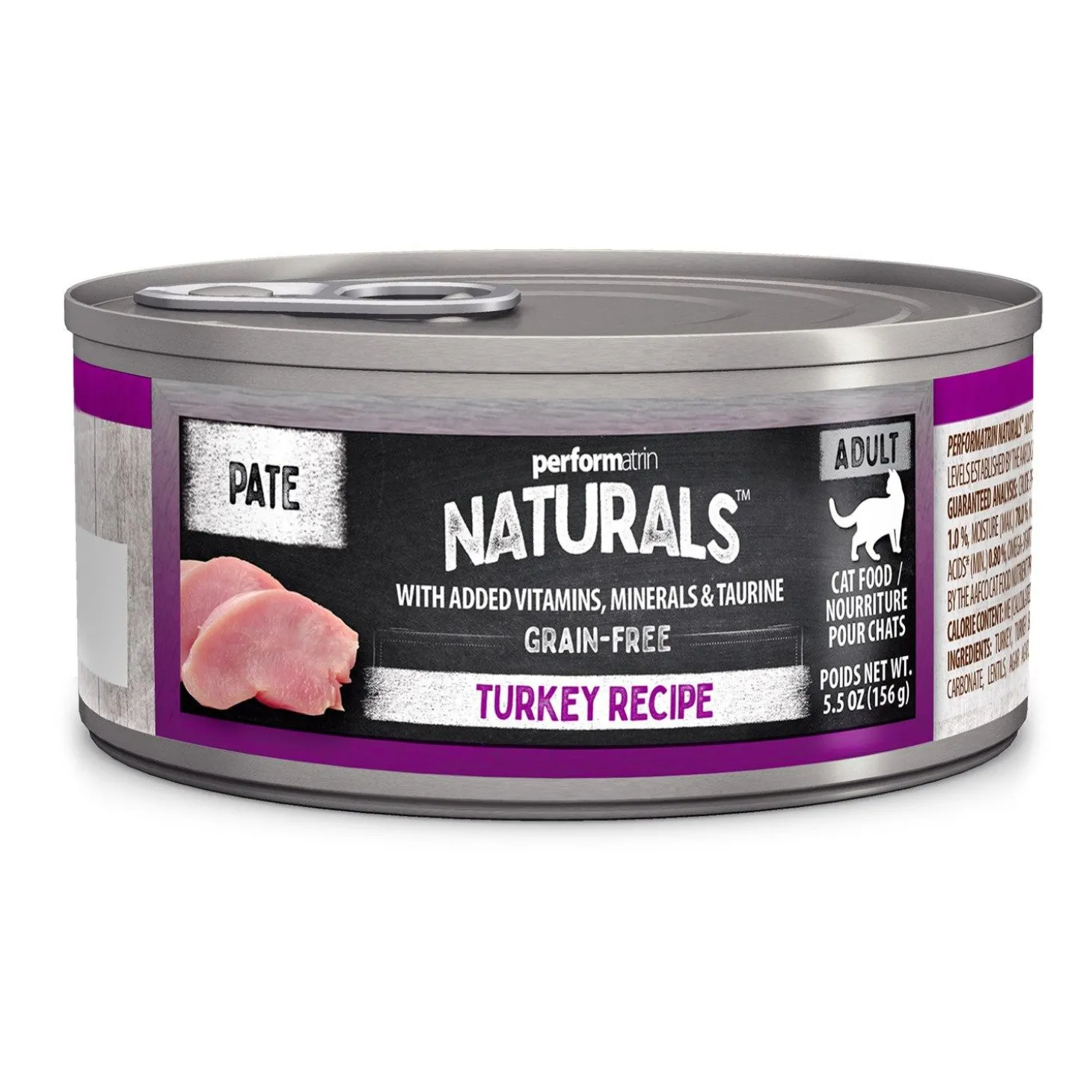 Turkey Grain-Free Recipe Pate Adult Cat Food