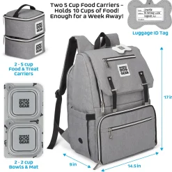 Ultimate Week Away Light Grey Backpack