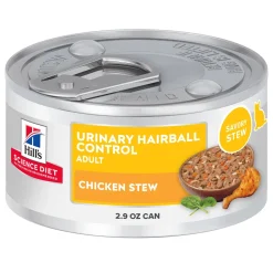 Urinary Hairball Control Chicken Stew Adult Cat Food