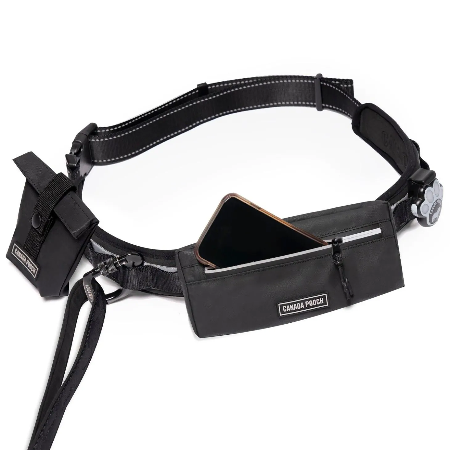 Utility Black Hands-Free Walking Belt
