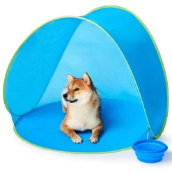 UV Tent with Collapsible Water Bowl