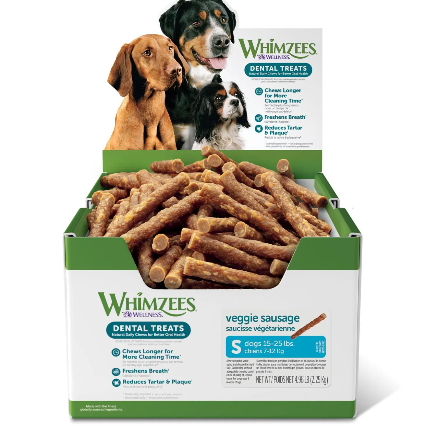 Veggie Sausage Small Chews Dog Treats