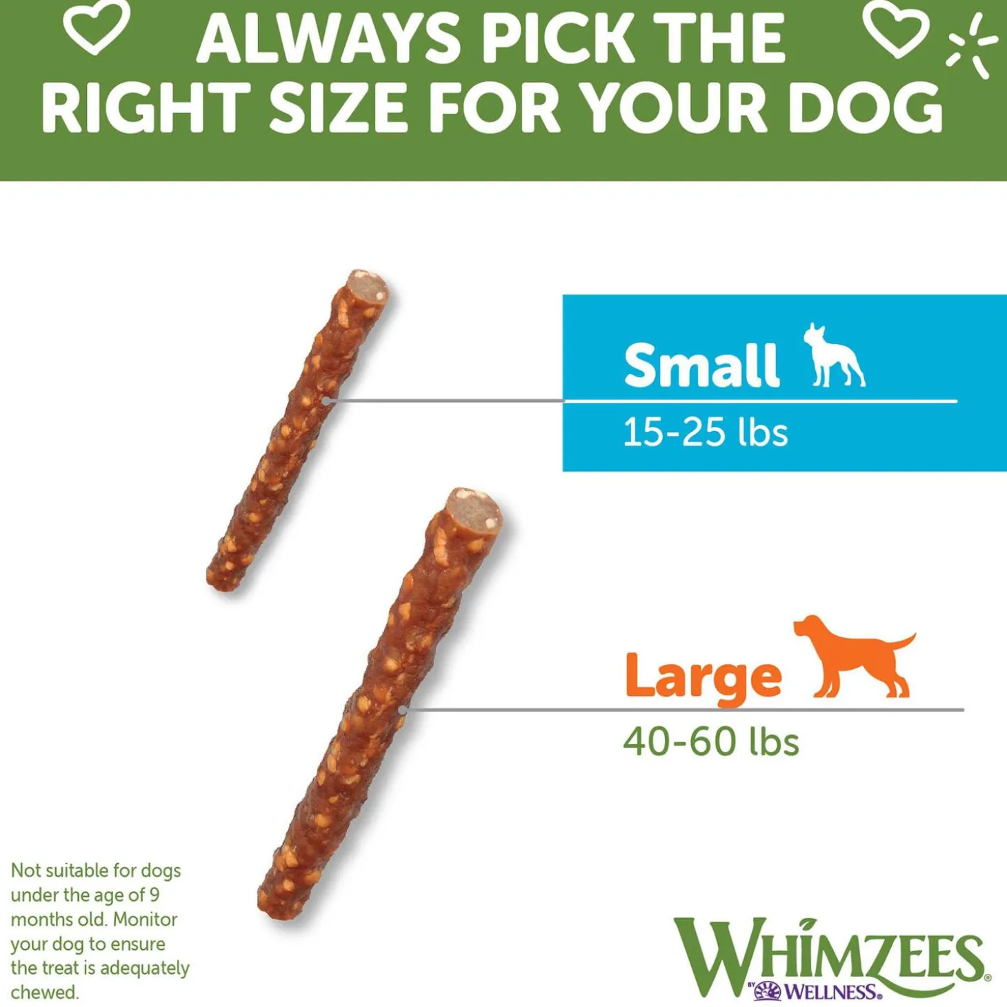 Veggie Sausage Small Chews Dog Treats