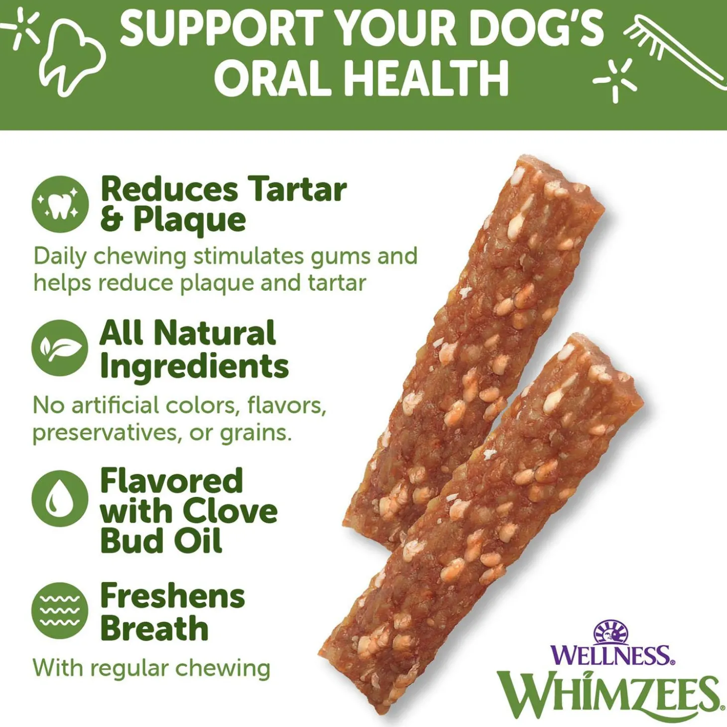 Veggie Strip Medium Chews Dog Treats