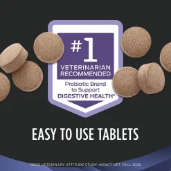 Veterinary FortiFlora Probiotic Tablets Dog Supplements