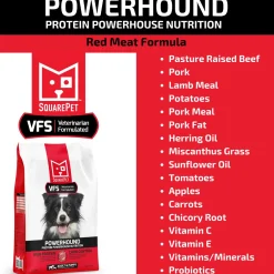 VFS POWERHOUND Pasture Raised Beef Red Meat Formula Dog Food