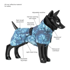 Visibility Lite Petrol Dye Raincoat