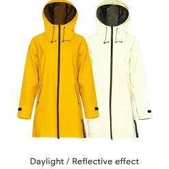 Visibility Yellow Human Raincoat
