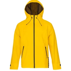 Visibility Yellow Unisex Human Raincoat