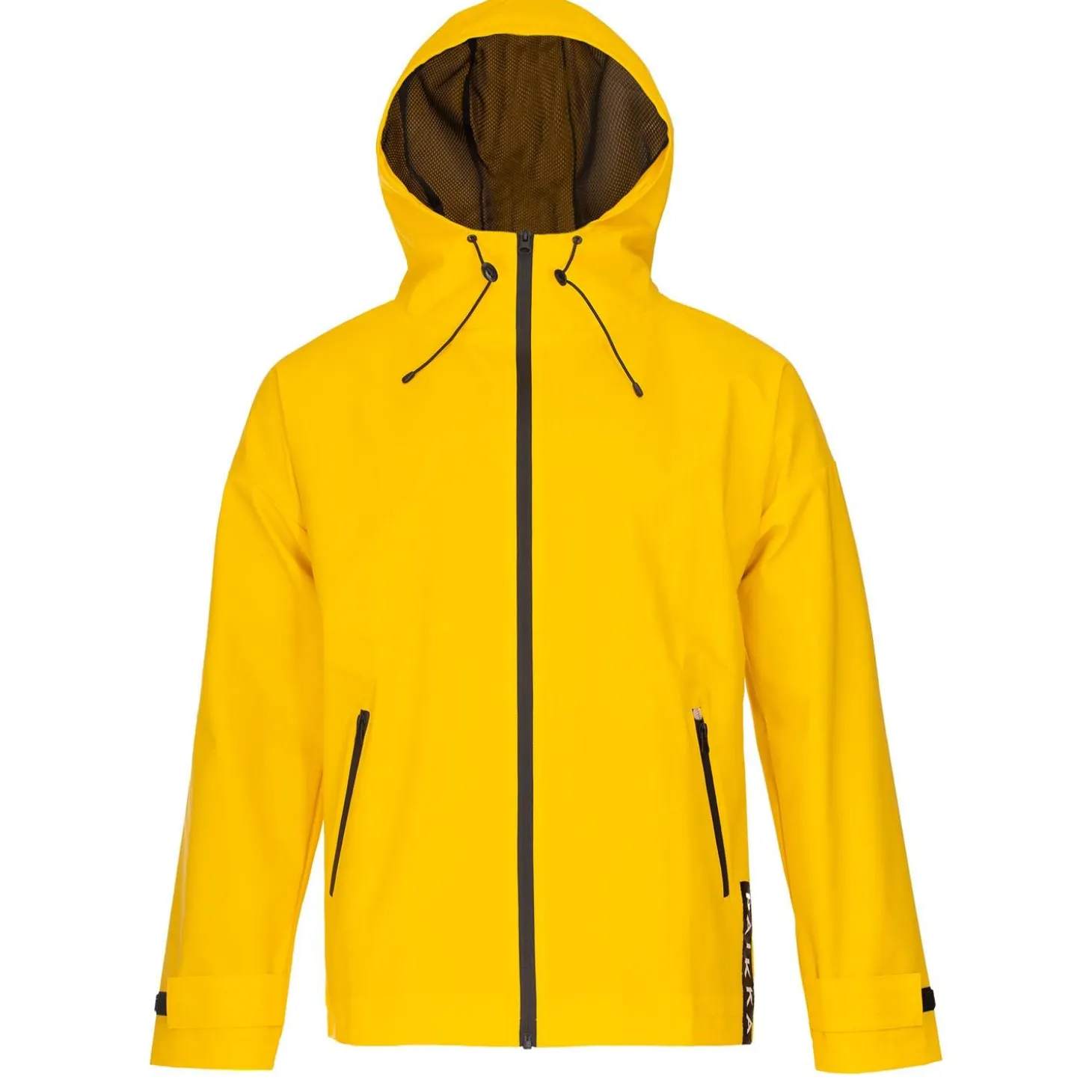 Visibility Yellow Unisex Human Raincoat
