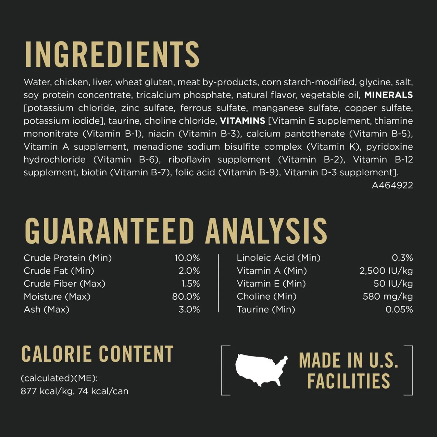 Vital Systems Chicken Entree Cat Food