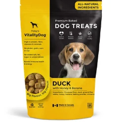 VitalityDog Duck with Honey & Banana Dog Treats