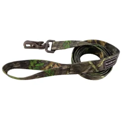 Water and Woods Camo Patterned Dog Leash 1in Green