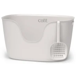 White Loo Litter Box & Scoop