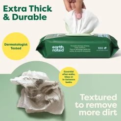 White Tea & Basil Hypoallergenic Pet Grooming Wipes