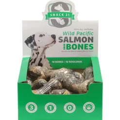 Wild Pacific Salmon Skin Bones