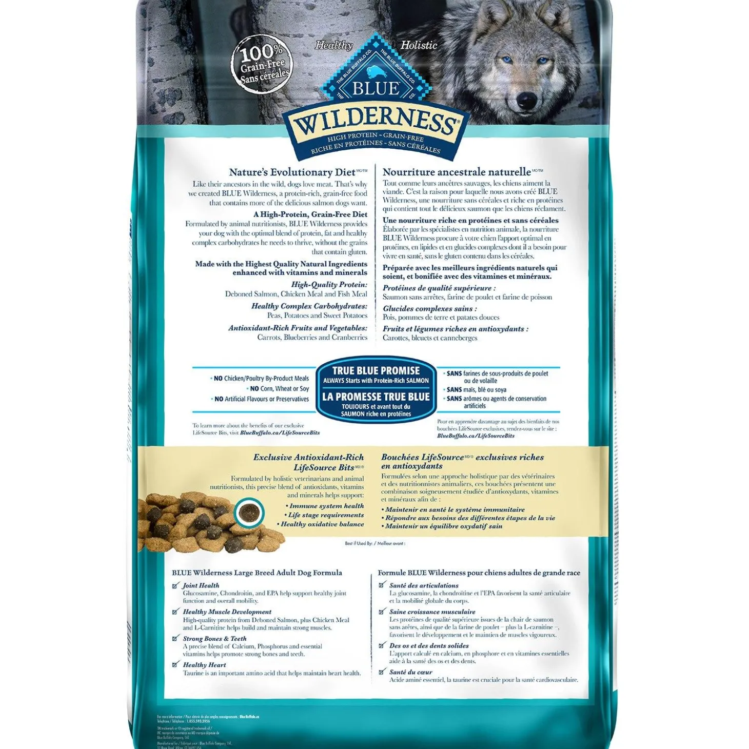 Wilderness Large Breed Salmon Recipe Adult Dog Food
