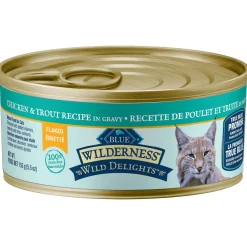 Wilderness Wild Delights Chicken & Trout Flaked Recipe Adult Cat Food