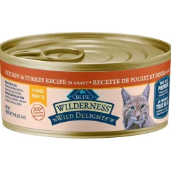 Wilderness Wild Delights Chicken & Turkey Flaked Recipe Adult Cat Food