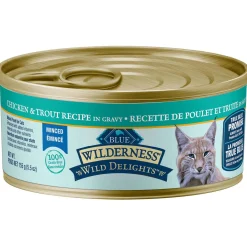 Wilderness Wild Delights Chicken & Trout Minced Recipe Adult Cat Food