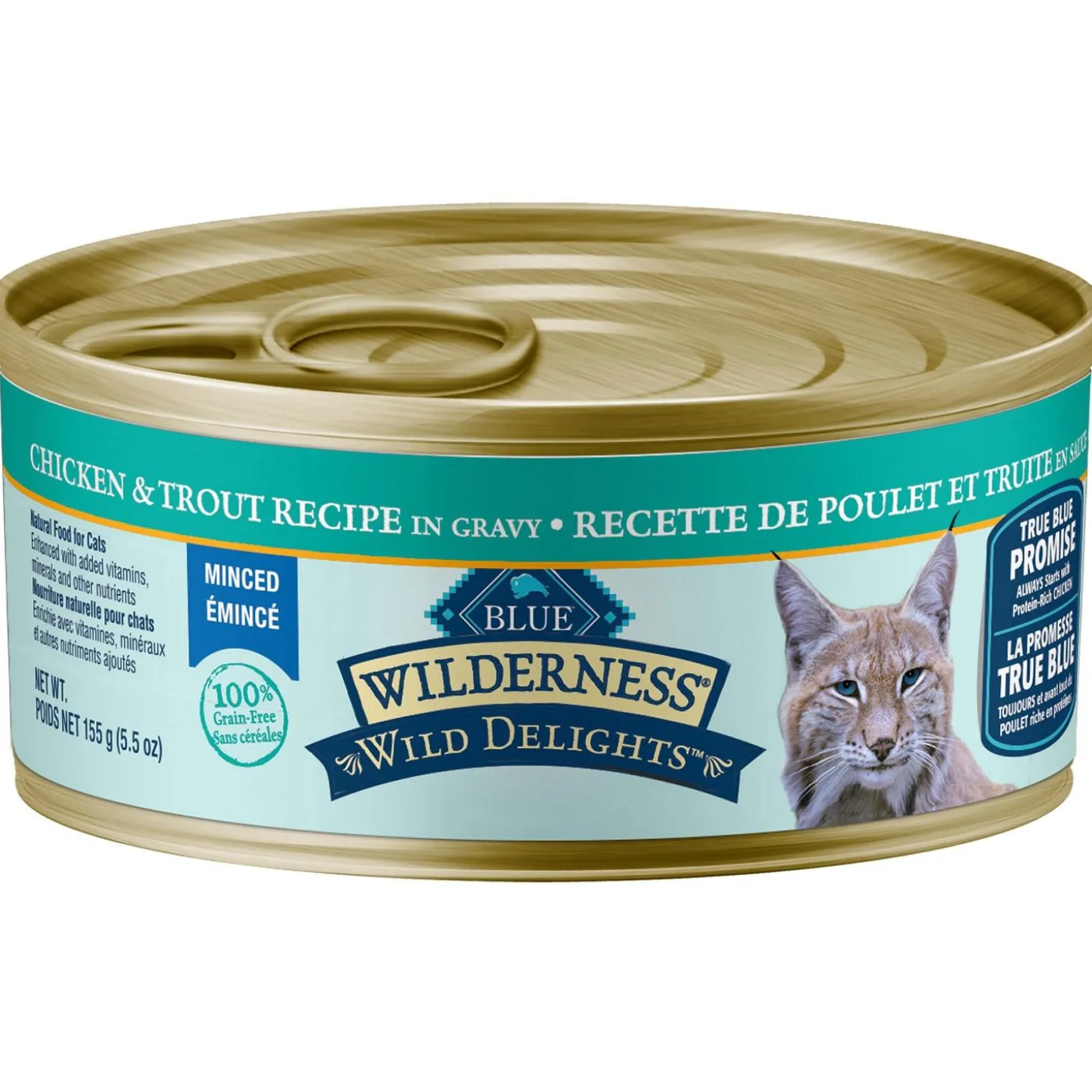 Wilderness Wild Delights Chicken & Trout Minced Recipe Adult Cat Food
