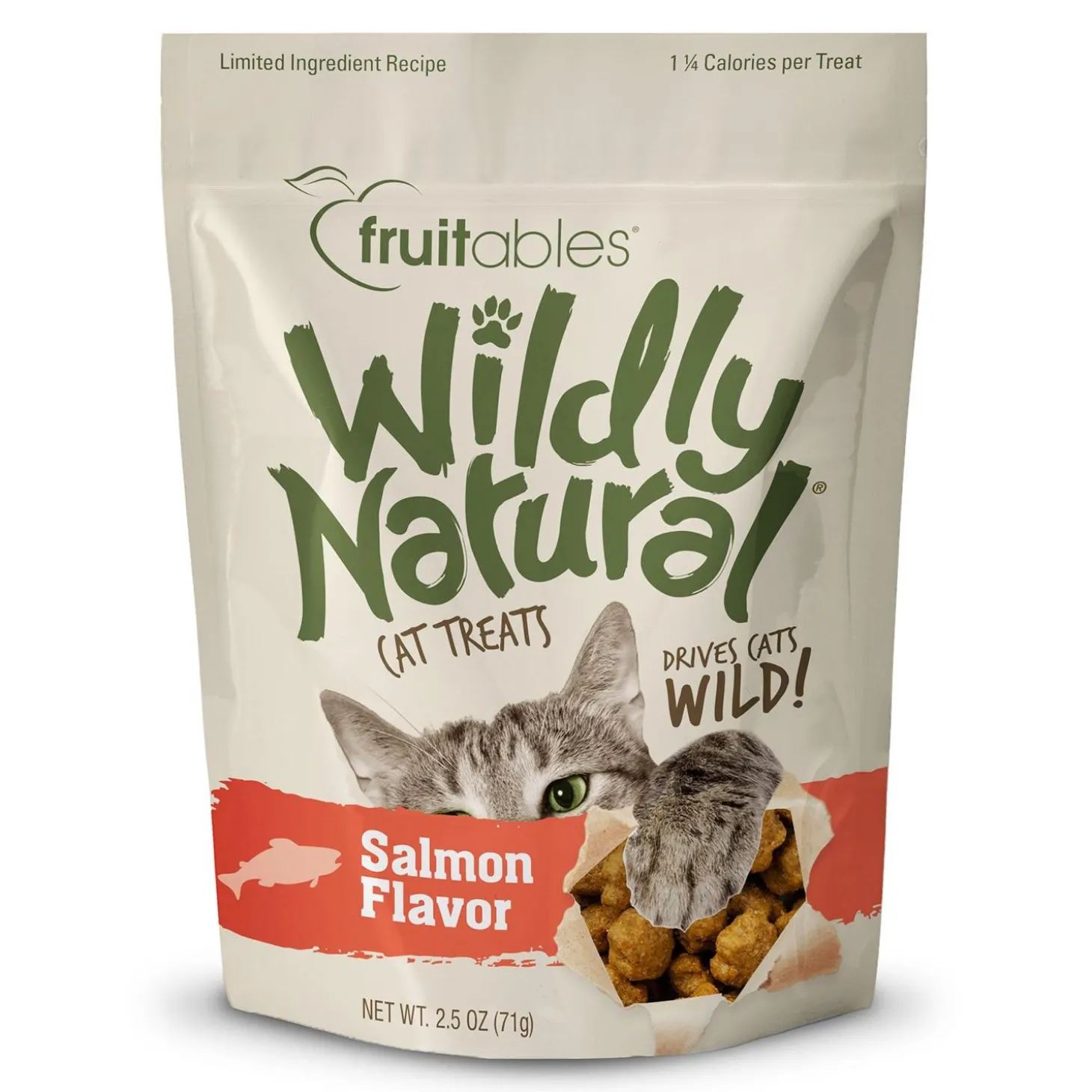 Wildly Natural Salmon Flavour Cat Treats