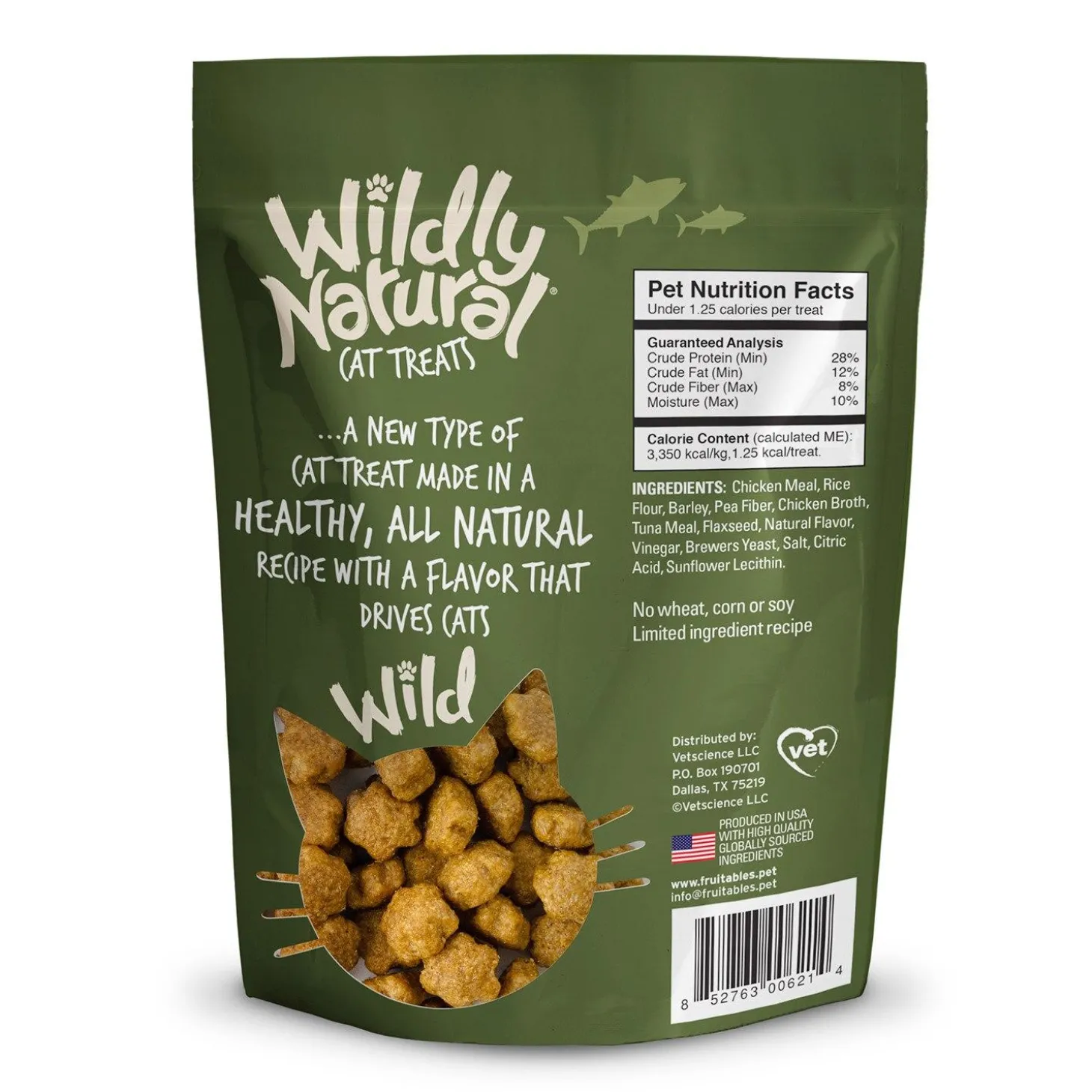 Wildly Natural Tuna Flavour Cat Treats